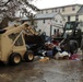 New York Army National Guard engineers clean debris after Hurricane Sandy