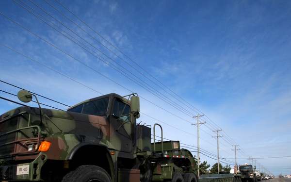 NJ Guard engineers perform beach replenishment operations