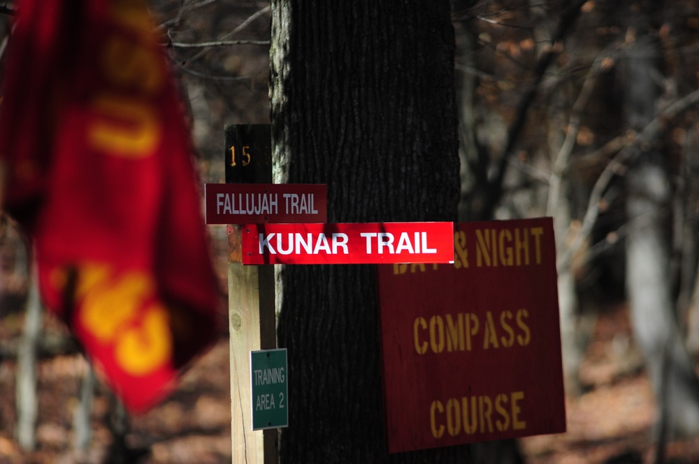 Trails dedicated to the heroism of Marines from Fallujah, Sangin and Kunar