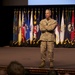 Commandant of the Marine Corps, Gen. James F. Amos speaks to students