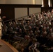 Commandant of the Marine Corps, Gen. James F. Amos speaks to students