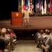 Commandant of the Marine Corps, Gen. James F. Amos speaks to students