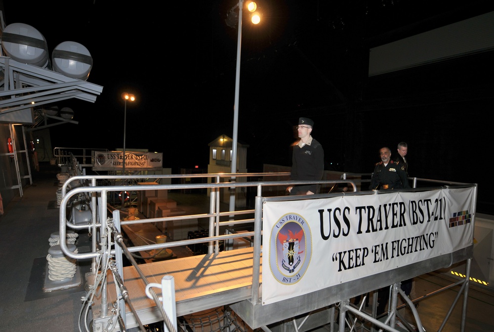 Saudi Arabian naval officers tour RTC