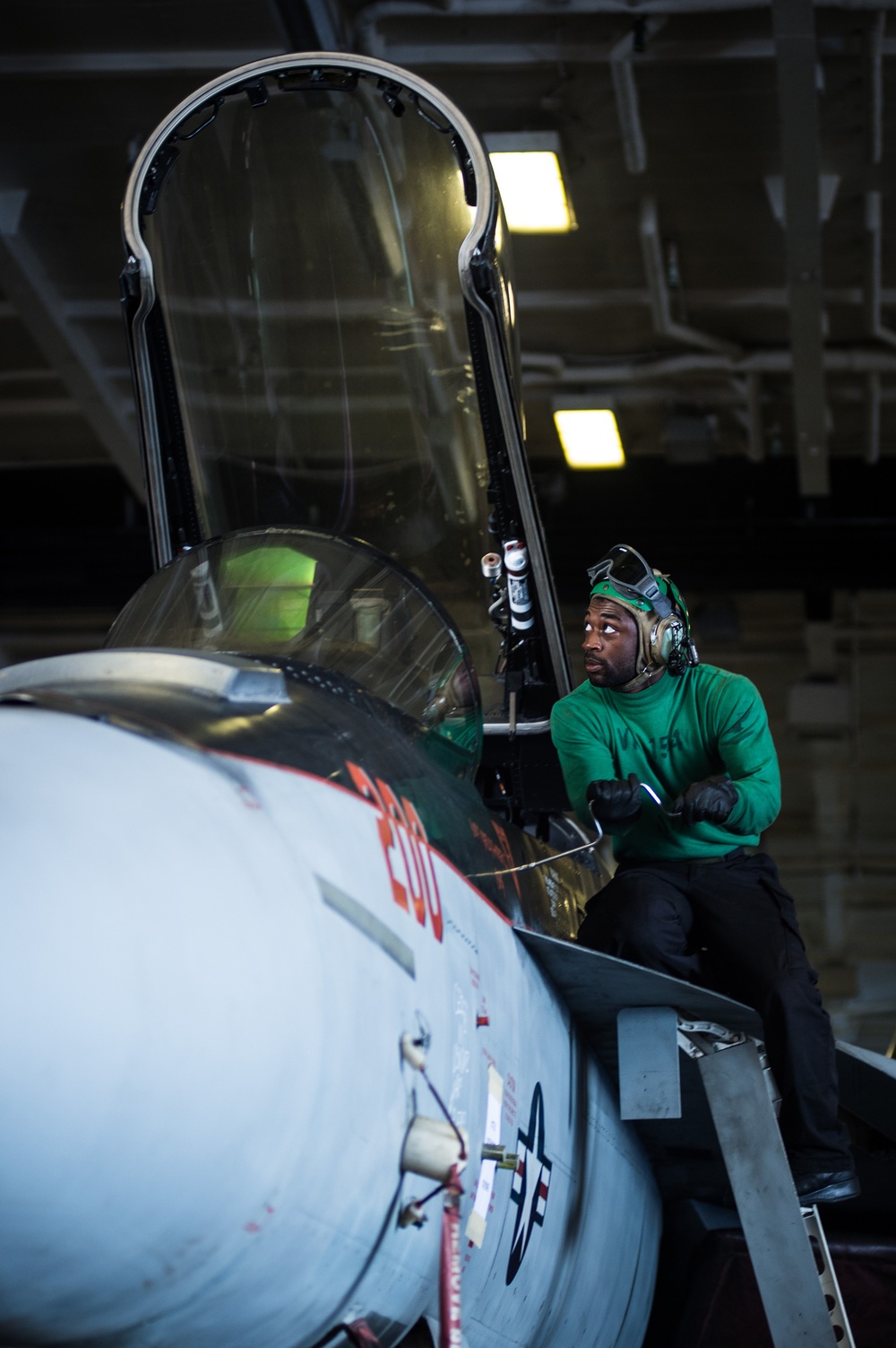 USS Nimitz crew conducts aircraft operations