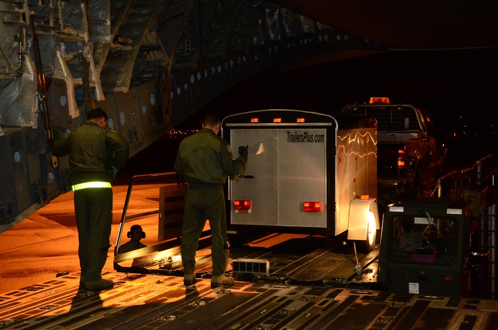Wright-Patt Reserve unit completes 9th mission in support of Hurricane Sandy relief efforts