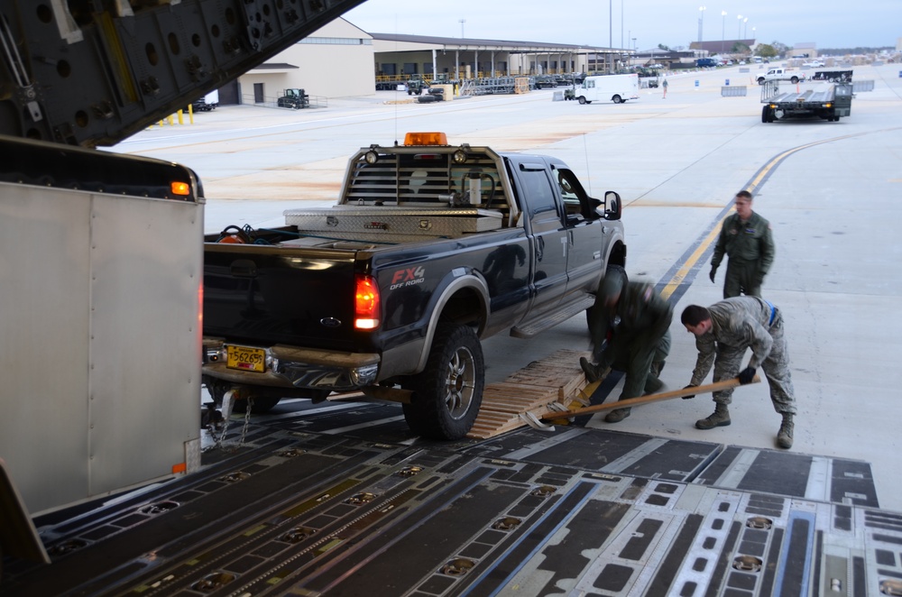 Wright-Patt Reserve unit completes 9th mission in support of Hurricane Sandy relief efforts