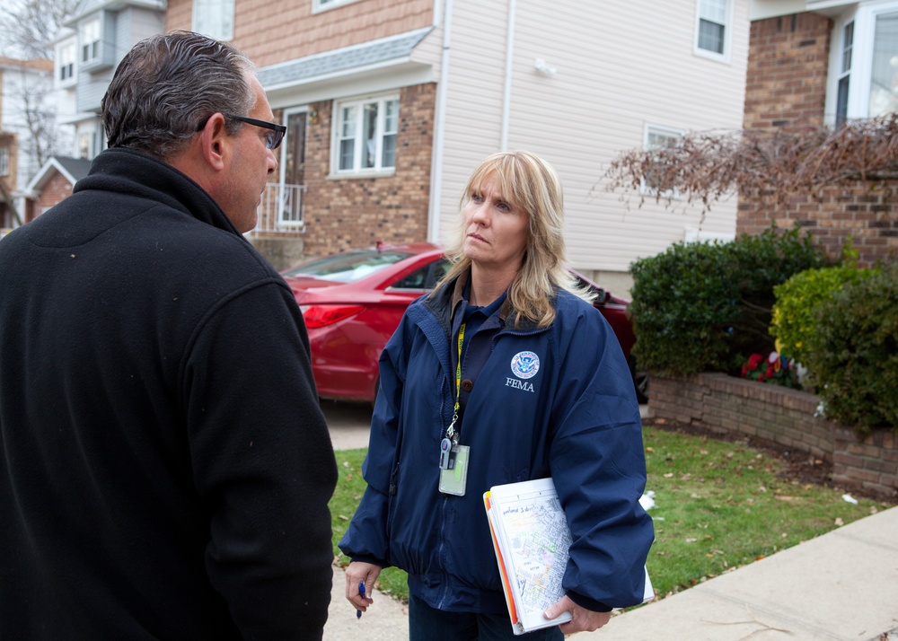 FEMA goes door-to-door in Staten Island