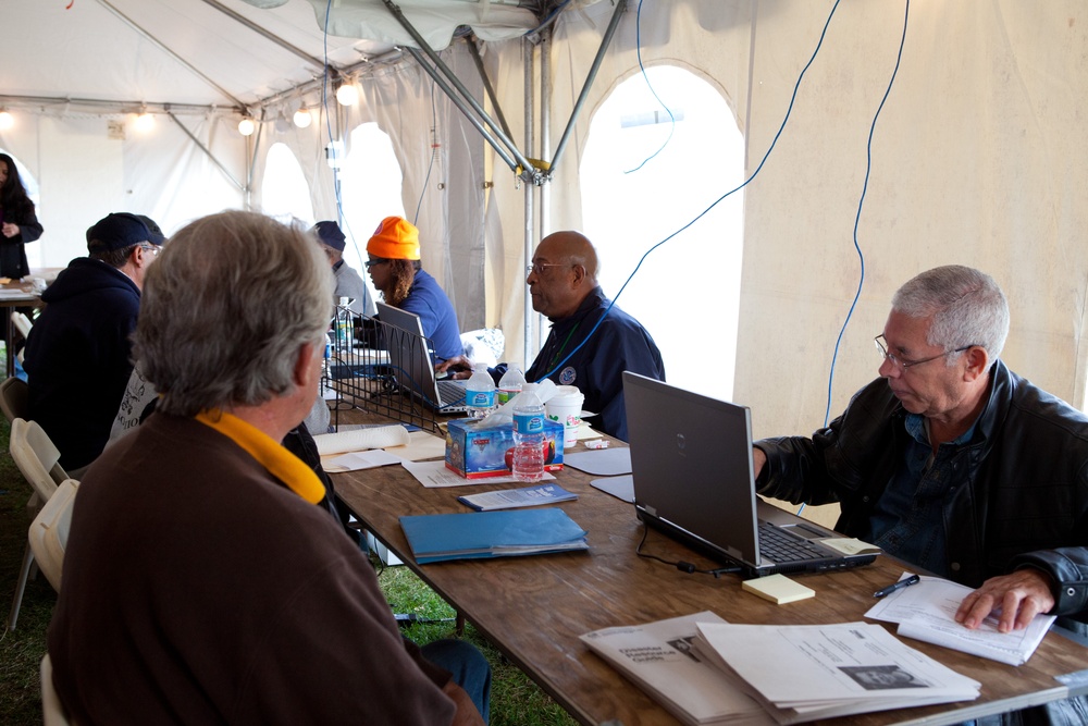 Hurricane Sandy survivors register at Disaster Recovery Centers