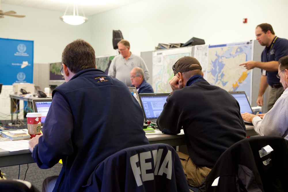 FEMA operations center running in Staten Island