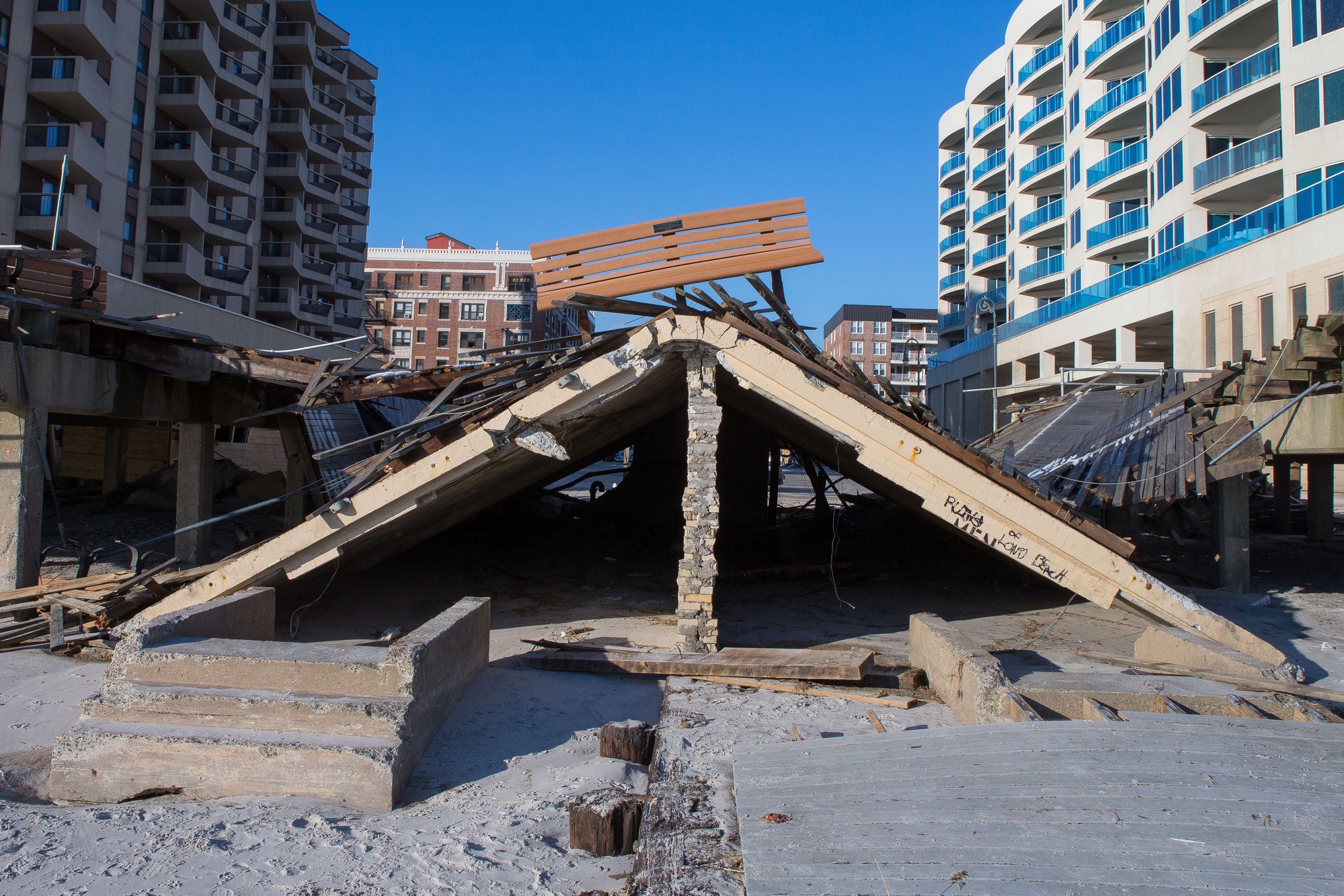 Long Beach NY Boardwalk Reconstruction After Superstorm Sandy