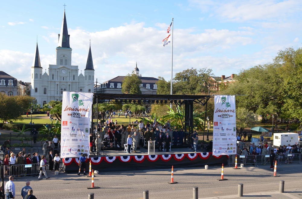 Louisiana Bicentennial Military Parade