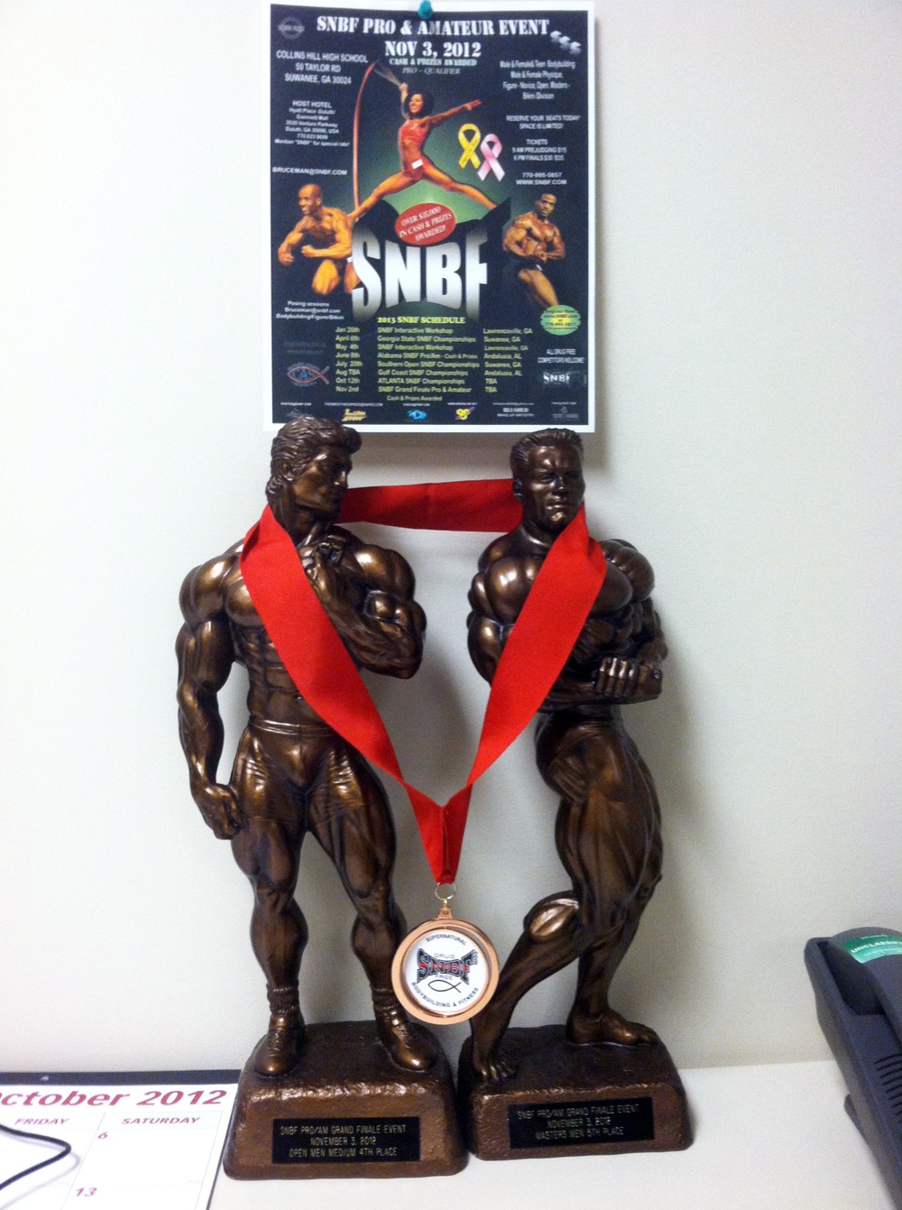 3d MDSC trophy winner for Super Natural Bodybuilding, Fitness competition
