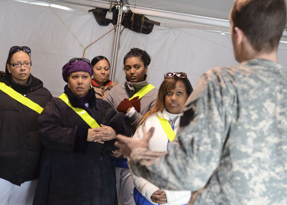 St. Paul School of Nursing students visit troops