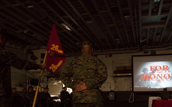 26th MEU Marine Corps Birthday Ceremony