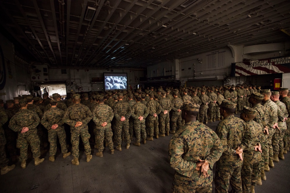 26th MEU Marine Corps Birthday Ceremony