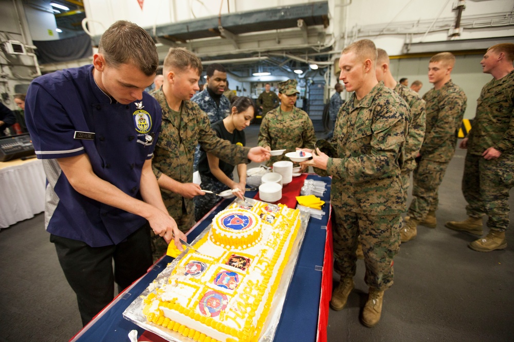 26th MEU Marine Corps Birthday Ceremony