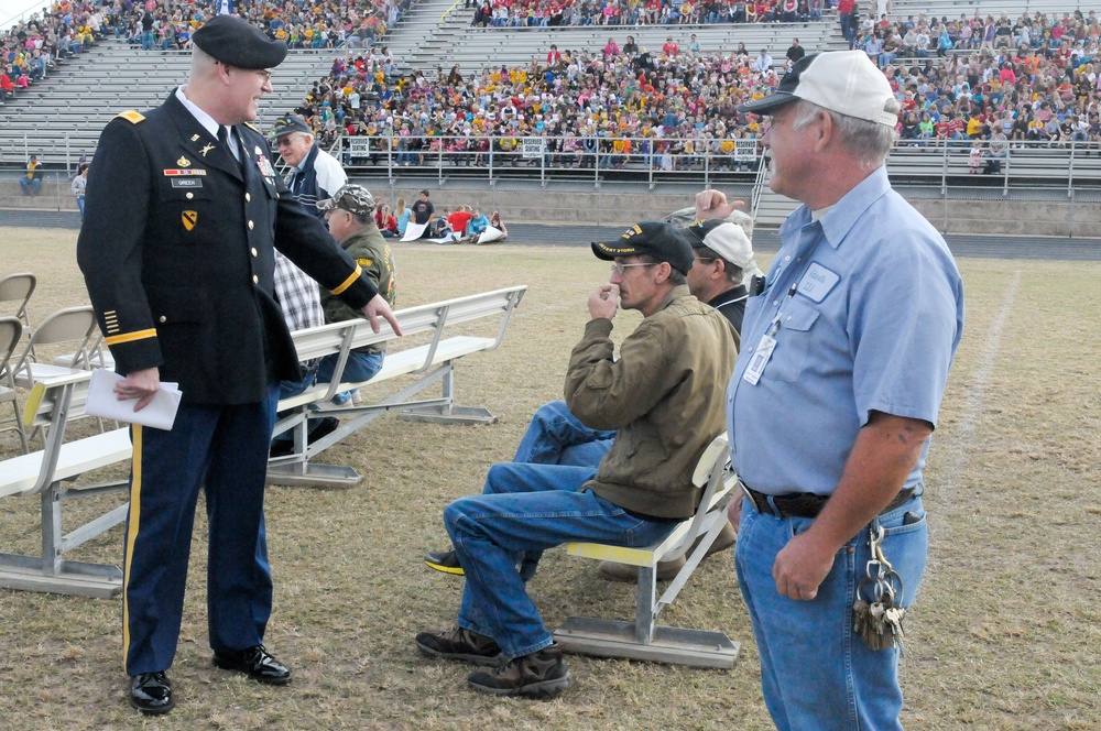 Veterans honored in Texas ceremony