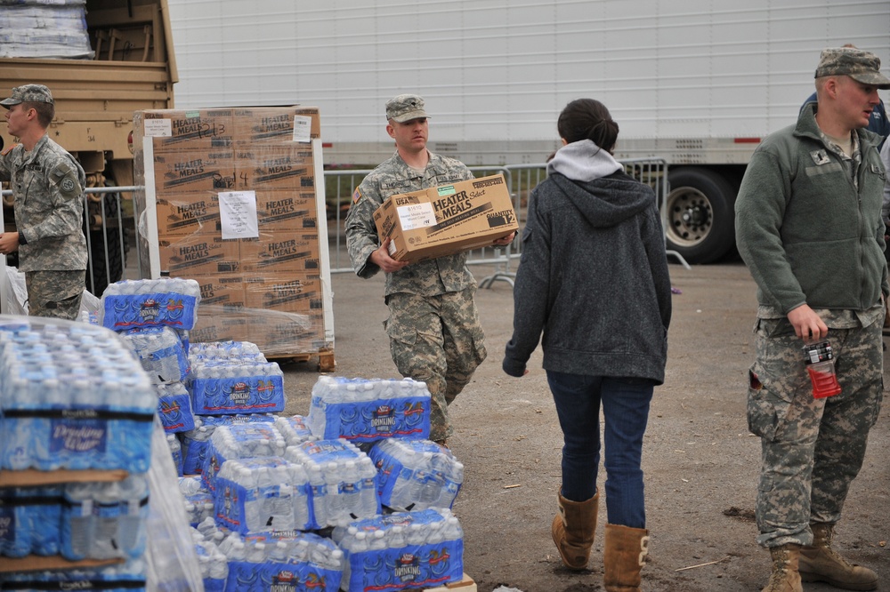 Relief for Hurricane Sandy victims from National Guard