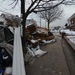 Debris on street in Rockaway area