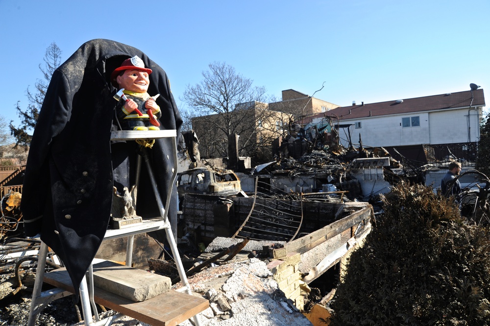 Fire ravages Rockaway neighborhood