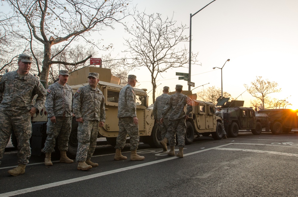 Bloomberg praises National Guard soldiers