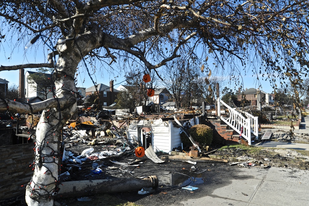 Fire Ravages Rockaway Beach Neighborhood