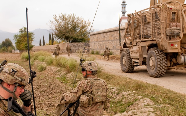 Rakkasans take pulse of local village