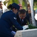 Defense Secretary Panetta lays a wreath at the National Memorial Cemetery of the Pacific