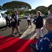 Defense Secretary Panetta lays a wreath at the National Memorial Cemetery of the Pacific