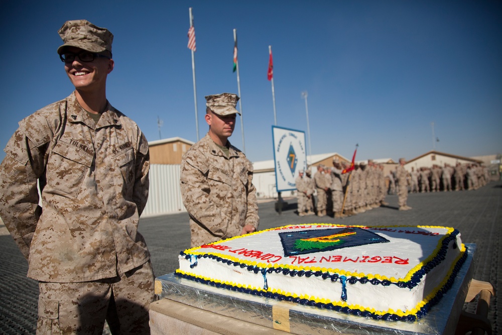 RCT-7 Celebrate the Marine Corps 237th birthday