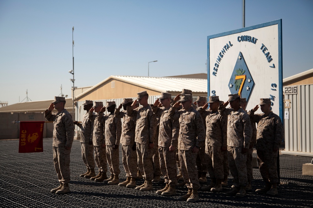 RCT-7 Celebrate the Marine Corps 237th birthday