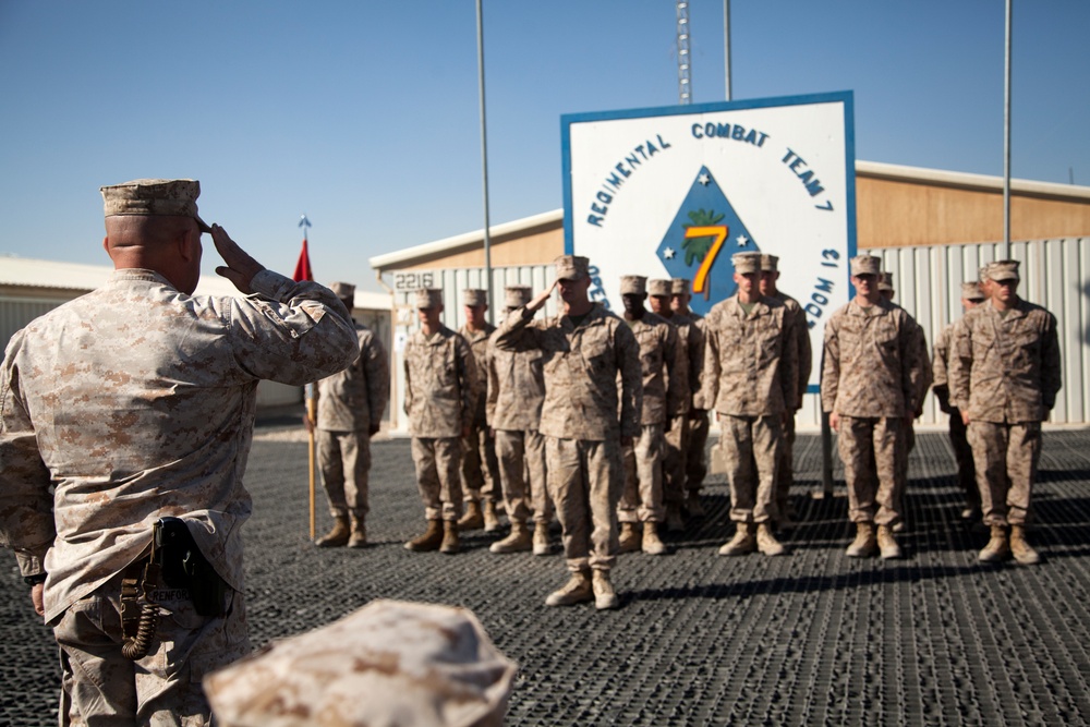 RCT-7 Celebrate the Marine Corps 237th birthday