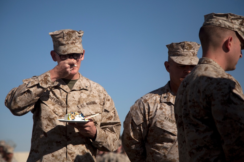 RCT-7 Celebrate the Marine Corps 237th birthday