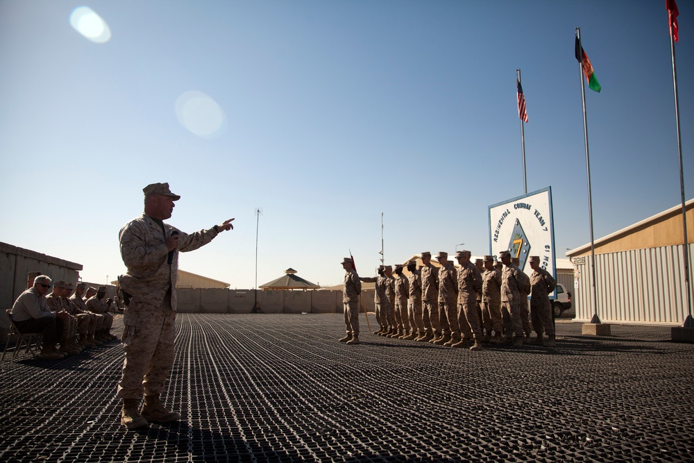 RCT-7 Celebrate the Marine Corps 237th birthday