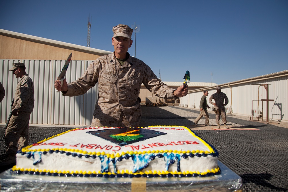 RCT-7 Celebrate the Marine Corps 237th birthday