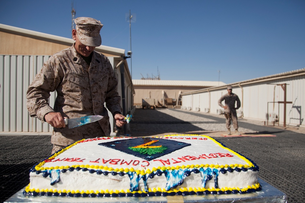 RCT-7 Celebrate the Marine Corps 237th birthday