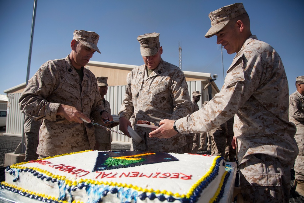 RCT-7 Celebrate the Marine Corps 237th birthday