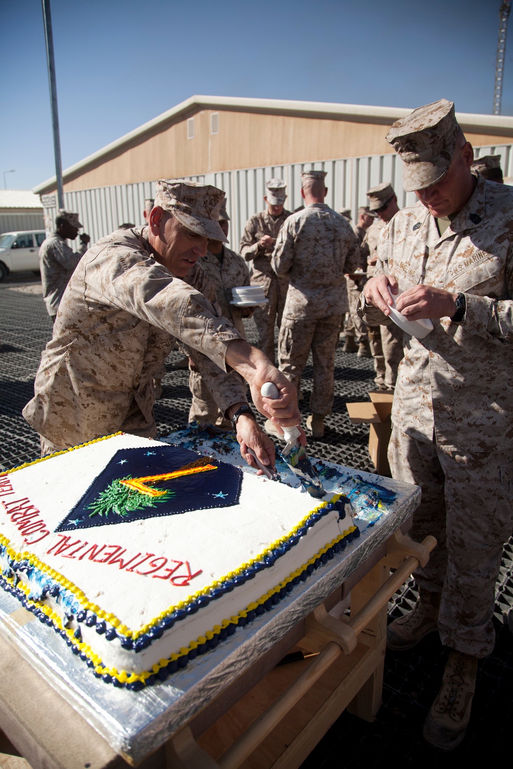 RCT-7 Celebrate the Marine Corps 237th birthday