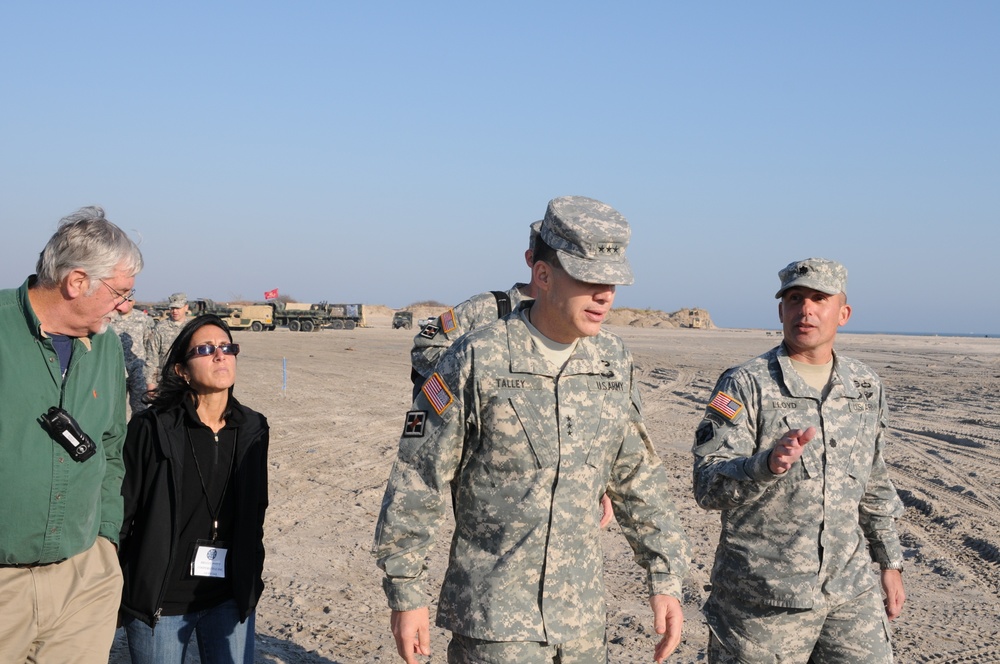 Army Reserve top officer visits Breezy Point