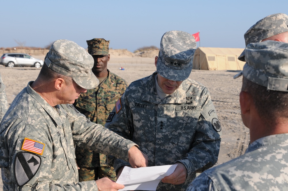 Army Reserve top officer visits Breezy Point, NY