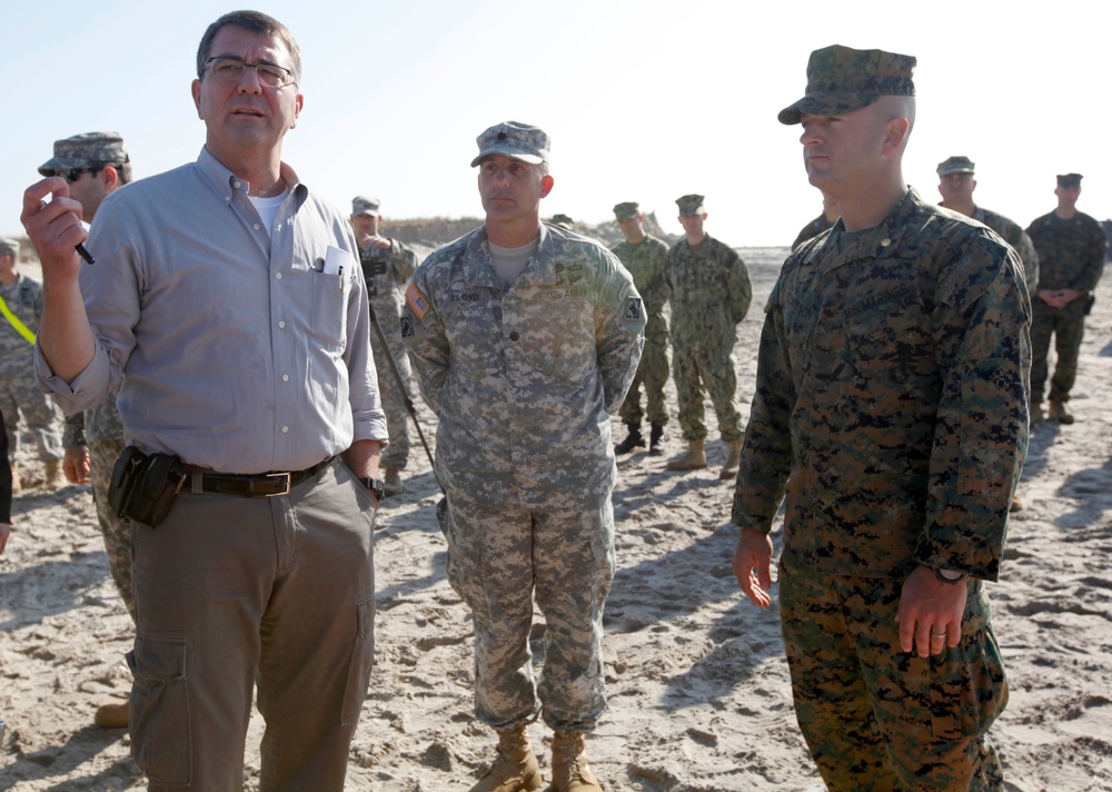 Deputy Secretary of Defense visits Breezy Point, N.Y.