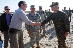 Deputy Secretary of Defense visits Breezy Point, N.Y.