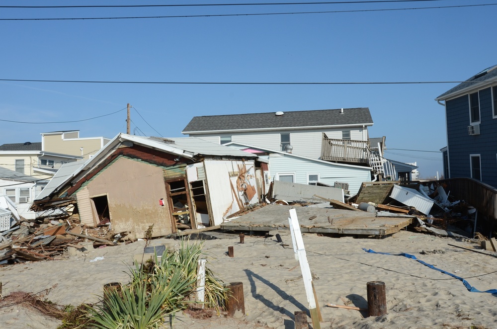 Hurricane Sandy devastates Breezy Point, NY