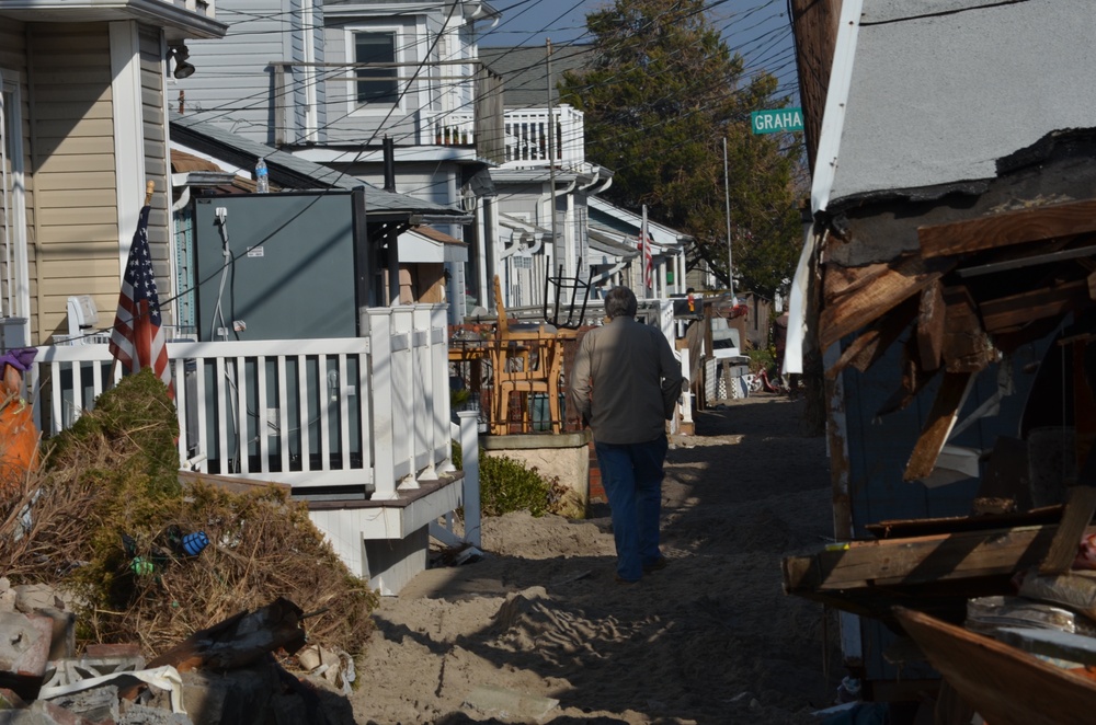 Hurricane Sandy devastates Breezy Point, NY