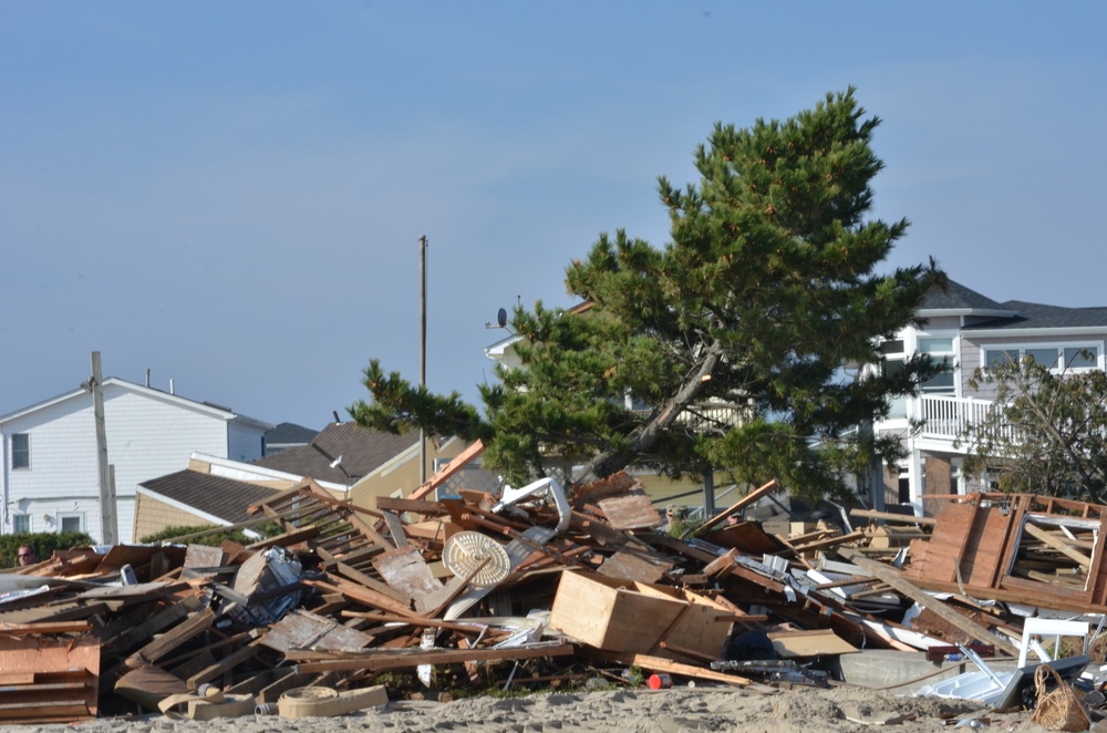 Hurricane Sandy devastates Breezy Point, NY