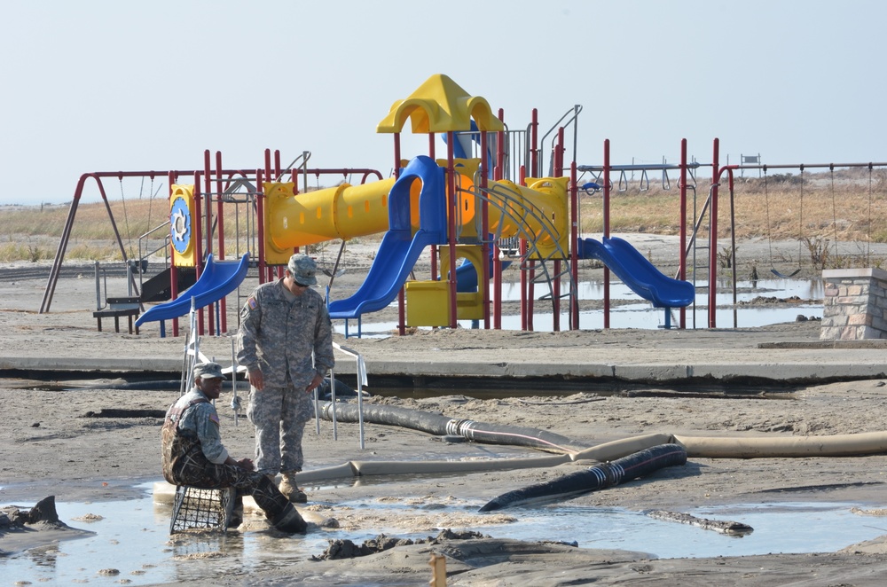 Hurricane Sandy devastates Breezy Point, NY