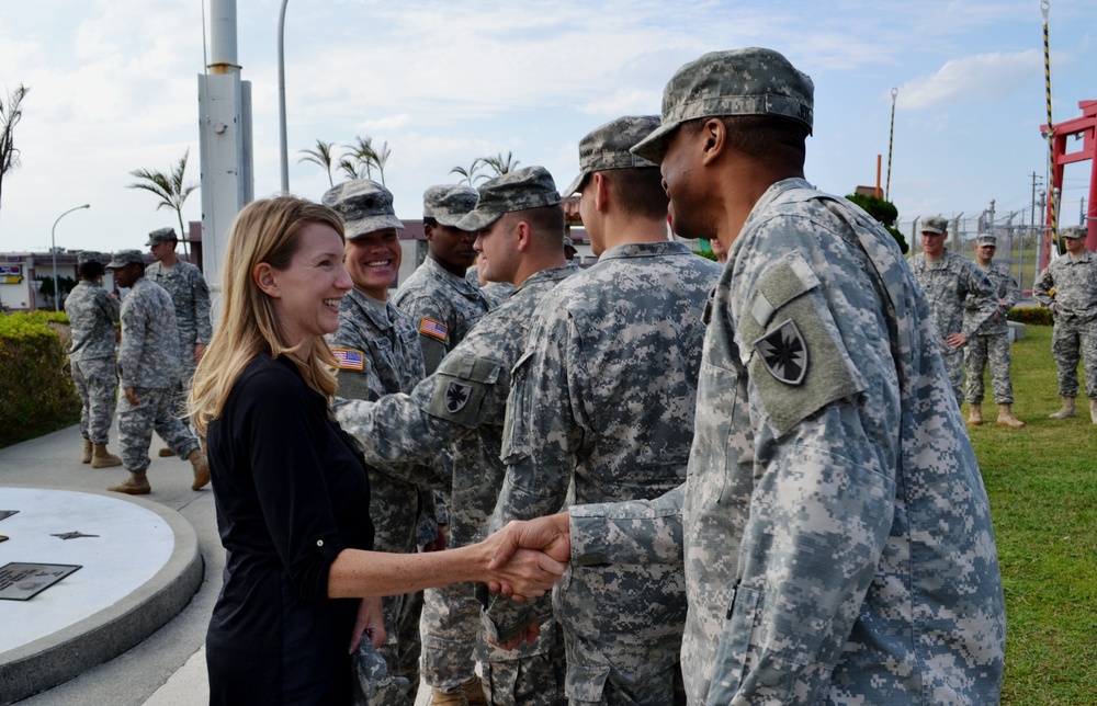 Soldier in Japan gets promoted