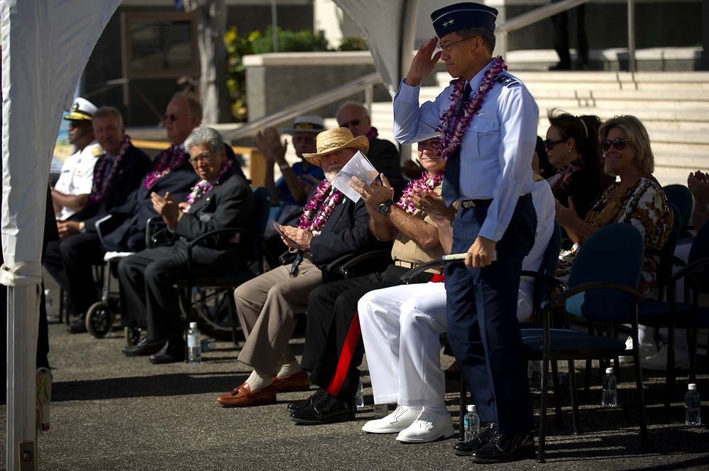Veterans Day Ceremony National Memorial Cemetery of the Pacific