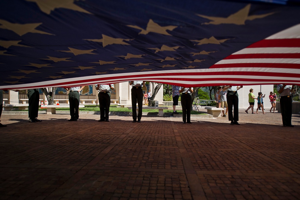 Veterans Day Ceremony National Memorial Cemetery of the Pacific