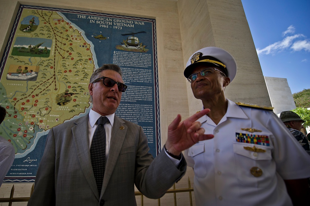 Veterans Day Ceremony National Memorial Cemetery of the Pacific